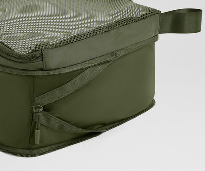 Compression Packing Cubes in Olive Green