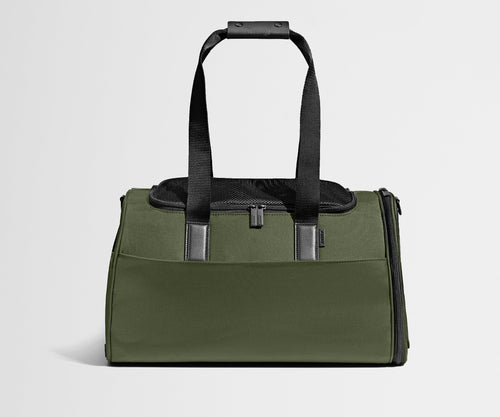 The Pet Carrier in Olive Green
