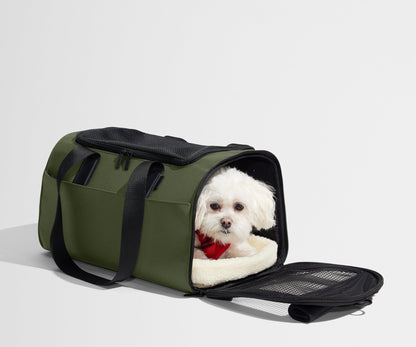 The Pet Carrier in Olive Green