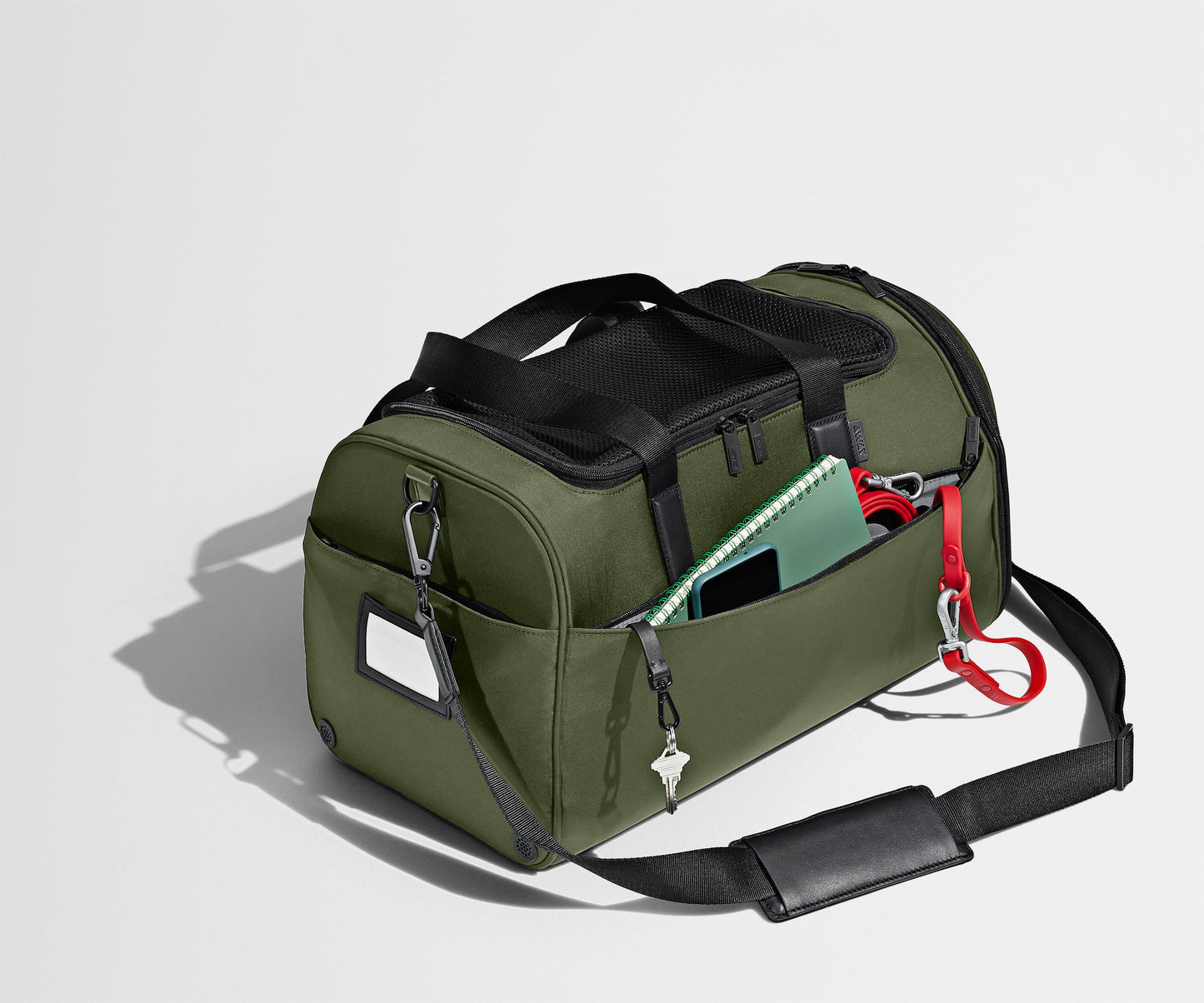 The Pet Carrier in Olive Green