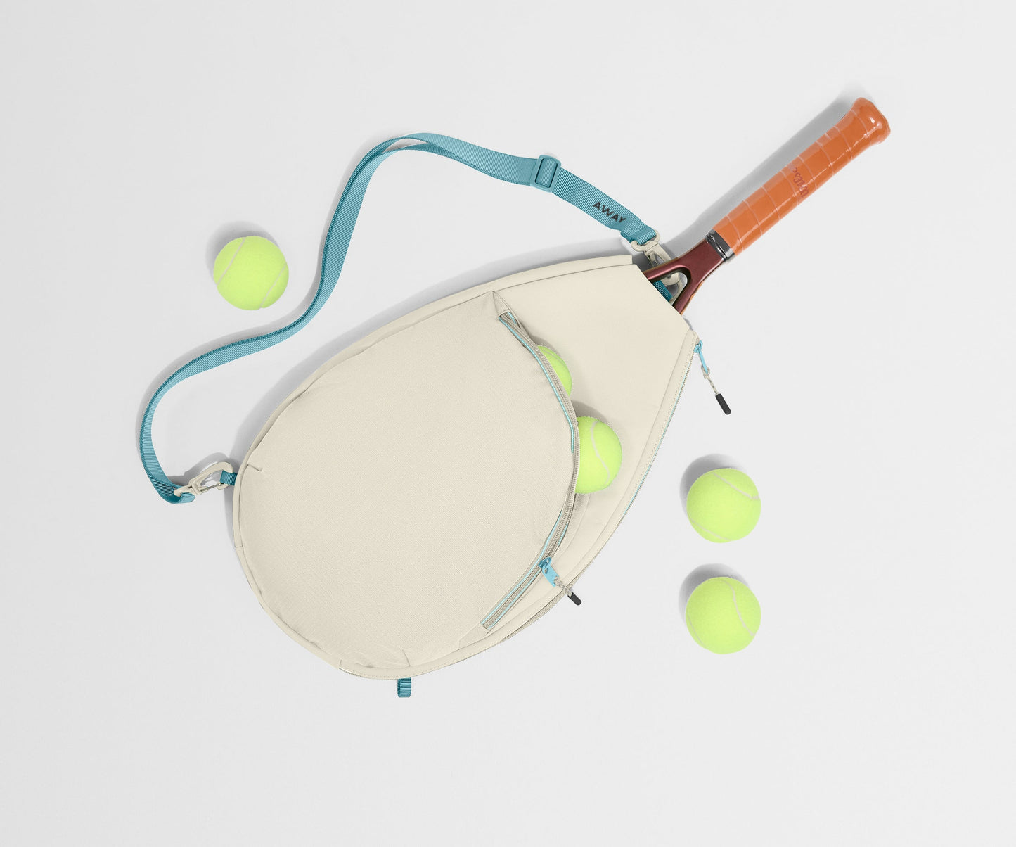 Racket Bag in Salt White