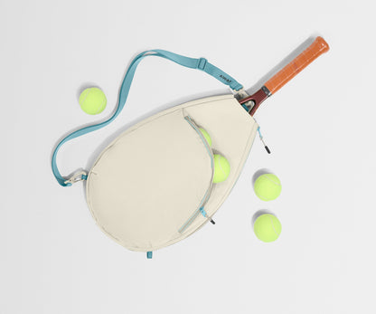 Racket Bag in Salt White