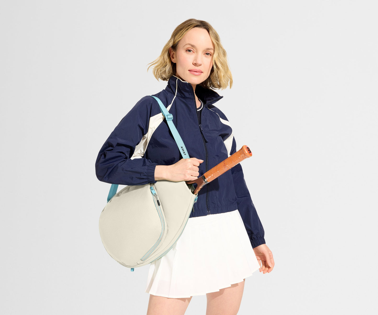 Racket Bag in Salt White