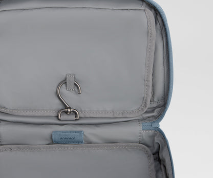 Hanging Toiletry Bag in Coast Blue