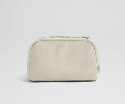 Large Toiletry Bag in Salt White