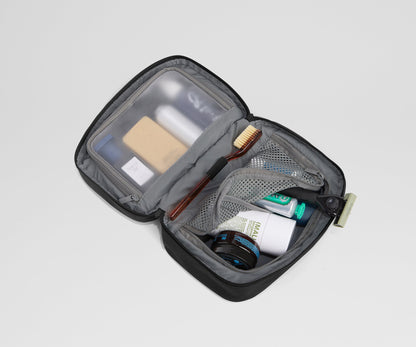 Small Toiletry Bag in Jet Black