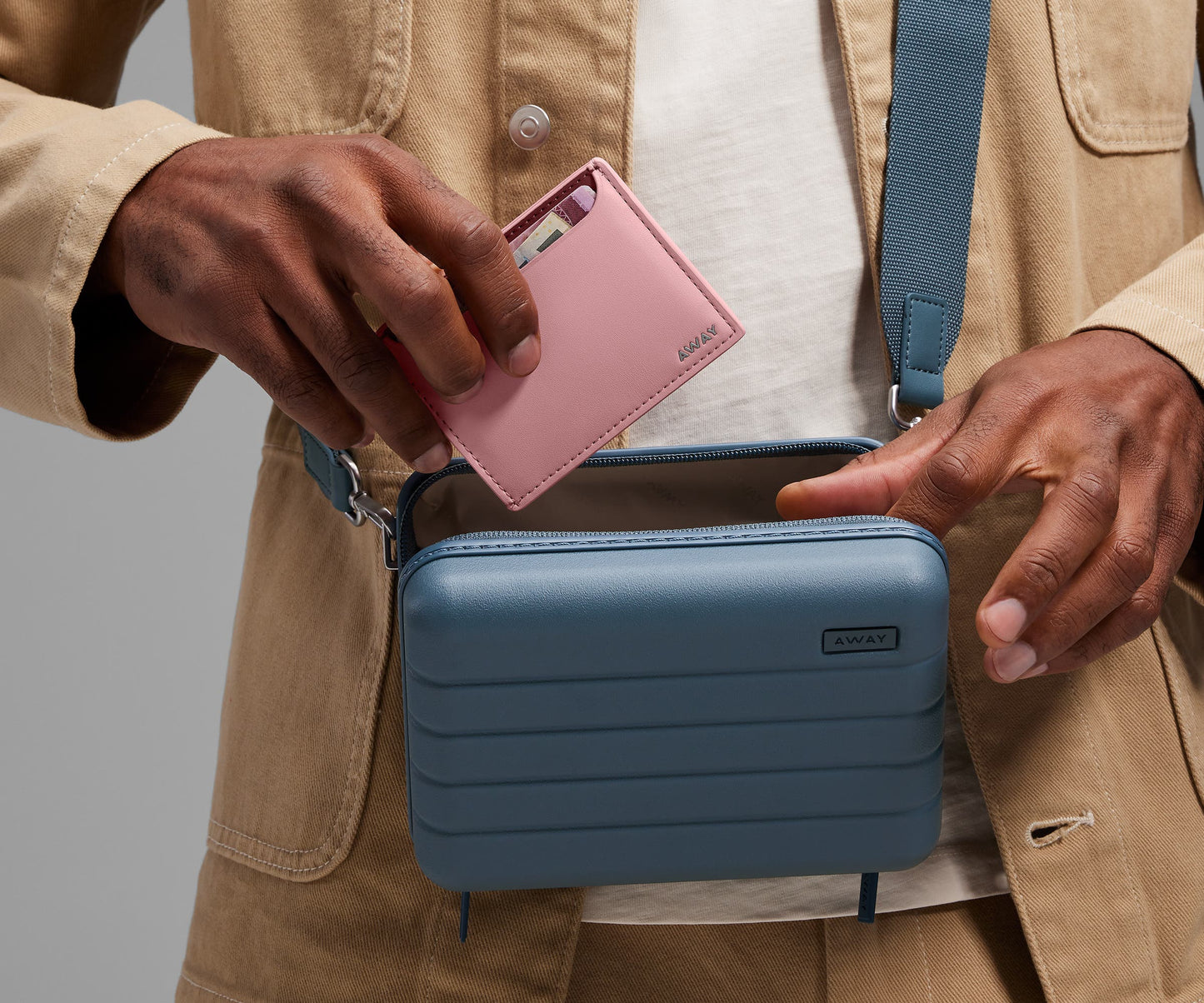 Card Case in Flamingo Pink